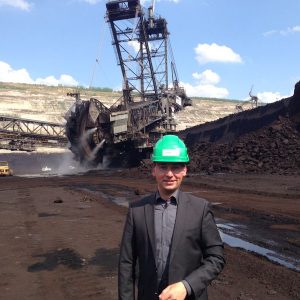 Sebastian Hartmann, MdB im Garzweiler Tagebau